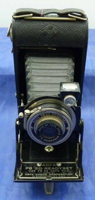 Vintage Agfa Ansco Pb 20 Readyset Folding Camera C 92