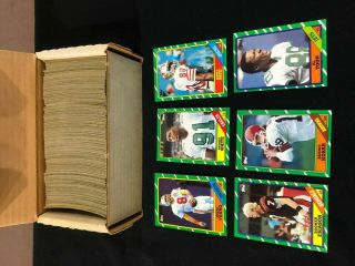 1986 Topps Football Complete Set 1 - 396 Jerry Rice Young White Smith Rookie Cards