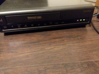 Panasonic Pv - 4101 4 - Head Vcr Vhs Video Cassette Recorder And Player Omnivision