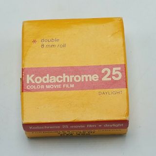 Kodak Kodachrome 25 Color Movie Film For Double 8mm Roll Cameras Daylight Km459