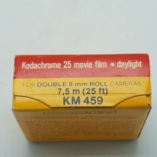 KODAK Kodachrome 25 Color Movie Film for Double 8mm Roll Cameras Daylight KM459 3