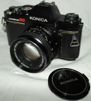 Konica Autoreflex Tc 35mm Camera & Hexanon Ar 50mm F1.  7 Lens