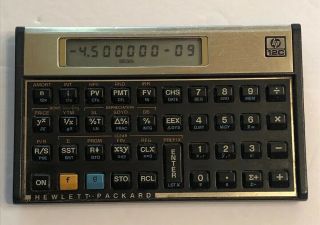 Vintage Hp 12c Scientific Calculator No Case