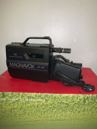 Magnavox Vhs Movie Maker Camcorder With 8.  5 - 51mm F1.  2 Macro Lens