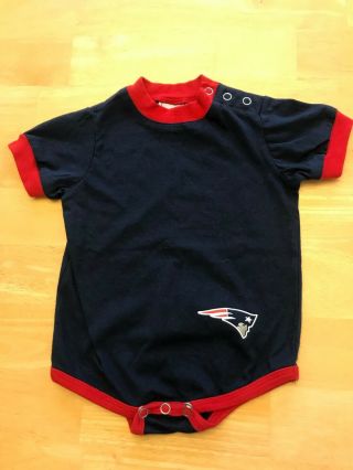 Nfl England Patriots Baby Bodysuit Onepiece 12 Months Snaps