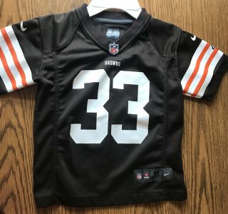Nike Brown Trent Richardson Cleveland Browns 33 Football Jersey Youth Medium