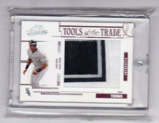 2005 Playoff Absolute Frank Thomas Tools Of The Trade Frank Thomas Patch 8/50