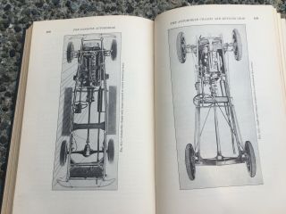 Antique Vtg 30s 1930s Book The Gasoline Automobile - Jalopy Car Engine Mechanic