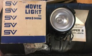 Smith Victor 8 Camera Movie Light Model S650 Box