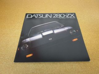 1983 Datsun Nissan 280 - Zx 280 Sales Brochure 16 Pg Dealer Literature
