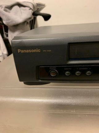 Panasonic Pv - 7401 VHS VCR Player  No Remote 2