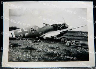 Ww2 Egypt - A Wreaked Luftwaffe Me 109 8,  1 - Fuka - Photo 8.  5 By 6cm