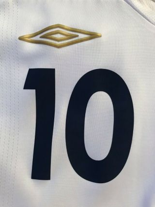 England Rooney Soccer Jersey Size XL Umbro 2007 - 2009 3