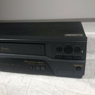 Symphonic SL2940 4 Head 19 Micron VCR Player HQ VHS Recorder 3