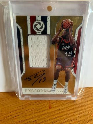 2018 - 2019 Panini Opulence Shaquille O’neal Patch Auto 08/25