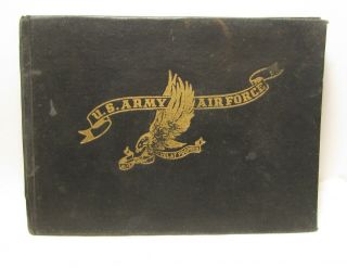 Antique Us Army Air Force Log Book With Old Photos - Skagway Alaska
