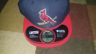 St.  Louis Cardinals STL MLB Authentic Era 59FIFTY Fitted Cap size 7 1/2 3