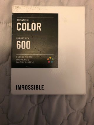 Impossible Prd2785 Instant Color Film For Polaroid 600 Cameras