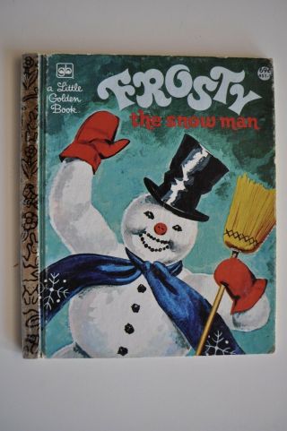 Vintage Golden Book Frosty The Snowman 1979