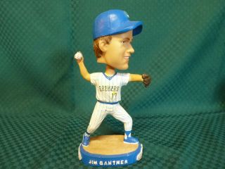 2004 Jim Gantner Milwaukee Brewers Bobblehead Pinstripe No Box 2