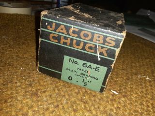 Vintage Jacobs Chuck 6a - E (0 - 1/2 ") Plain Bearing.