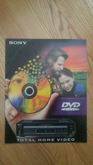 Sony Dvp - S7000 Dvd Cd Slv - R1000 S - Vhs Vcr Ev - S7000 Sl - V100 Brochure