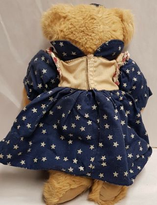 Russ Berrie Amelia Teddy Bear Soft Plush Toy Small 27cm Long Colonial Costume 2