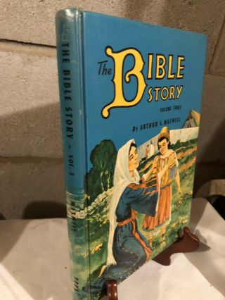 1954 The Bible Story Volume 3 by Arthur Maxwell Children ' s Book Vintage Good 2