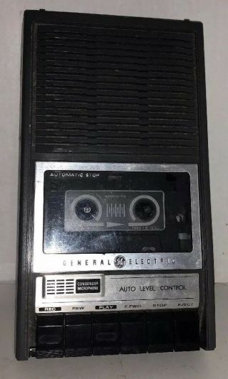 Ge General Electric Portable Cassette Recorder 3 - 5090b Tape Player