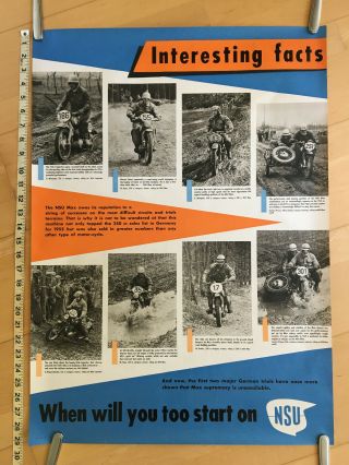 Vintage Nsu Max Poster Interesting Facts