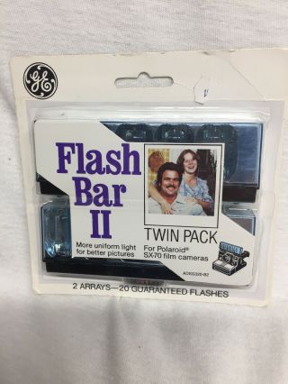 Ge Flash Bar Ii Twin Pack For Polaroid Sx - 70 Film Cameras