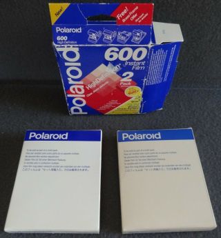 Exp.  1994 Polaroid 600 High Definition 2 - Pack 20 Picture Camera Film Vtg Onestep