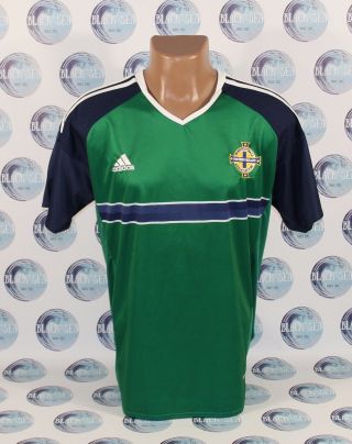 Northern Ireland National Team Home 2015 2017 Football Soccer Shirt Jersey L