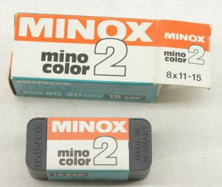 Minox Minocolor 2 Asa80 15exp 8x11 - 15 - France - 1983 Expired D35
