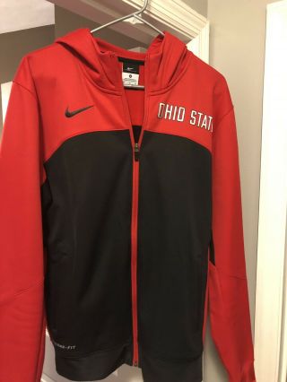 Ohio State Nike Elite Jacket Hoodie Urban Meyer - Size Men’s Medium - Never Worn