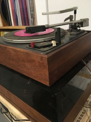 Garrard At6 Turntable Record Changer From Fisher Console