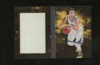 2015 - 16 Panini Preferred The Finals Booklet Stephen Curry Gu Jersey /99