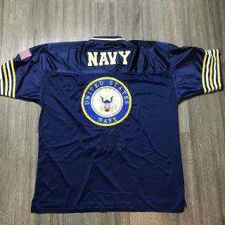 JWM United States Navy Football Jersey Seal US America Flag Eagle Patch USA 2