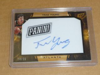 2019 Panini National Convention Trae Young Autograph/auto Patch Hawks /15 K1736