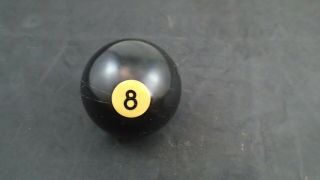 Vintage Replacement Pool Billiards 8 Ball Standard Size 2 1/4 "