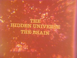 The Hidden Universe,  The Brain - 16mm Educational Film With David Janssen