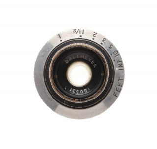 Dallmeyer 531 Wide Angle “speed” Anastigmat Lens C - Mount Serial Nr.  180531