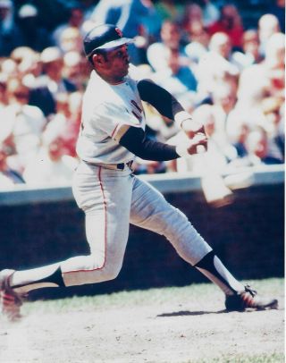 Willie Mays 8x10 Photo San Francisco Giants Picture Baseball Mlb Swinging Color