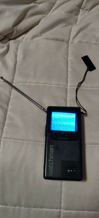 Sony Watchman Fd - 230 Mini Portable B&w Tv