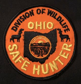 Ohio Safe Hunter Odnr Division Of Wildlife Deer Gun Hunting Big Version Patch