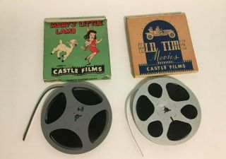 2 Castle Films 8mm Movies: Mary 