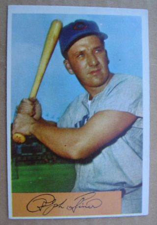 Vintage 1954 Bowman Baseball Card - 45 Ralph Kiner,  Hof