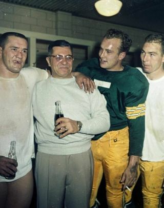 Vince Lombardi B Starr Hornung 8x10 Photo Green Bay Packers Football Picture Nfl