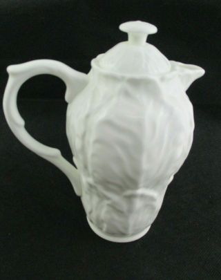 Vintage Coalport Countryware White Bone China Lidded Jug/small Teapot