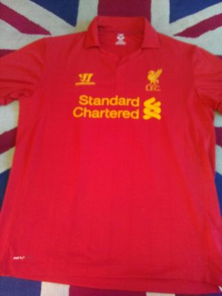 Vintage Liverpool Warrior Home Shirt Xl 2012/13